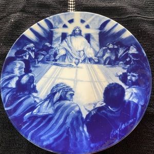 The last supper decors plate.